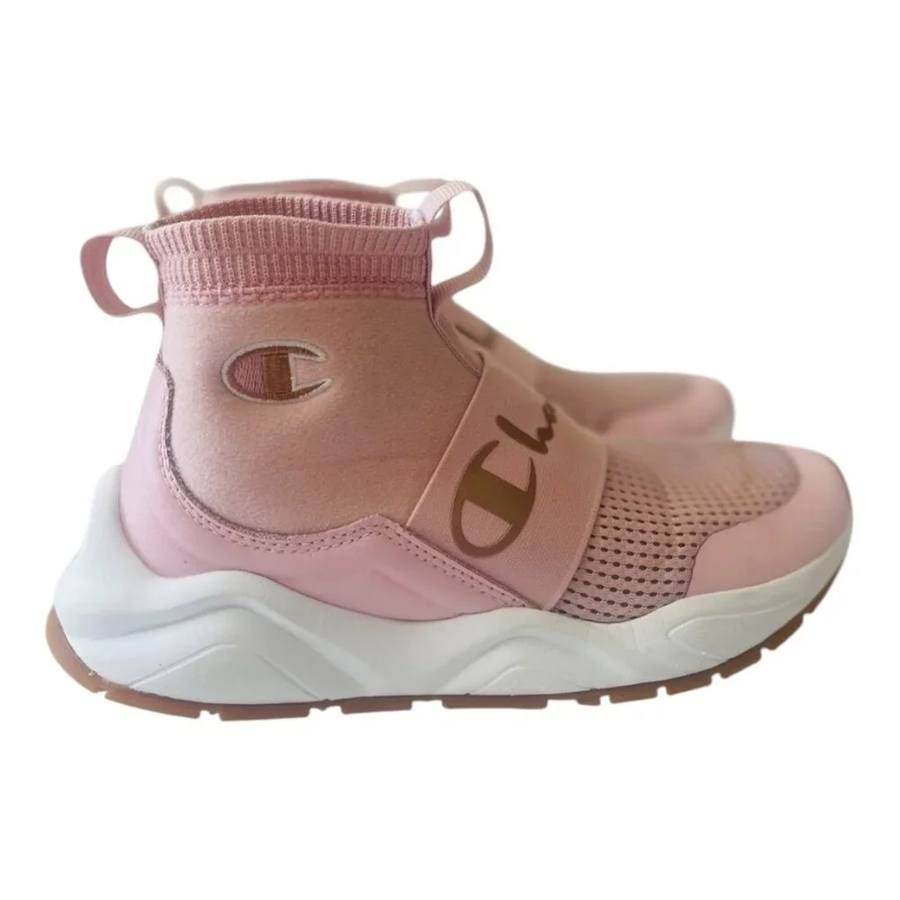 Pink Champion Meloso Rally Pro shoes athletic wear sneakers size 6.5 - Picture 5 of 15